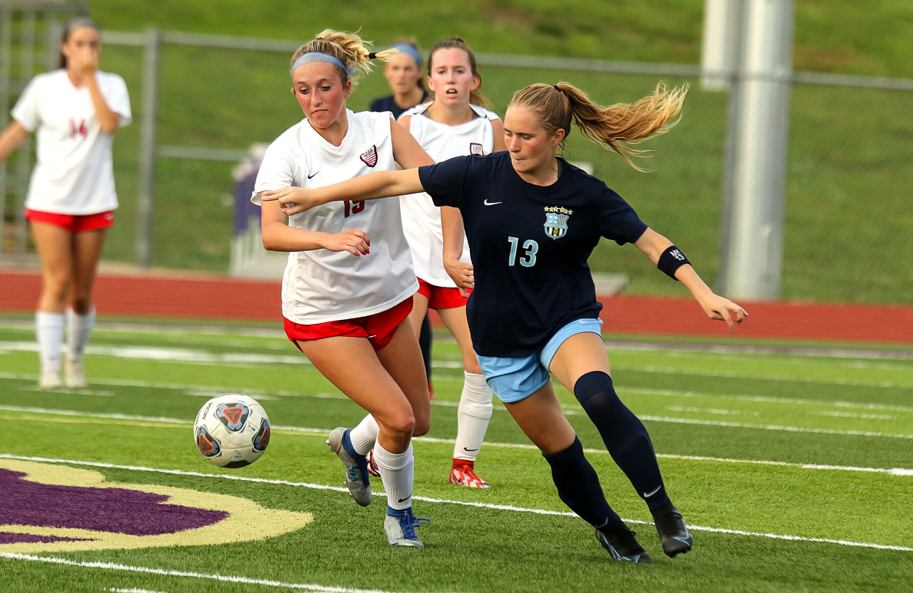 St. Dominic vs. Liberty girls soccer